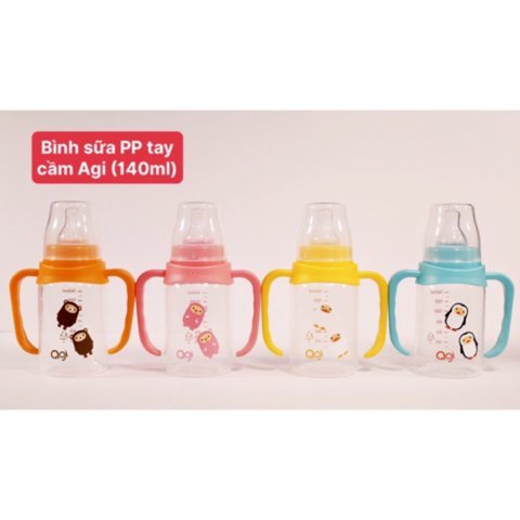 Bình sữa PP cầm tay Agi 140ml 