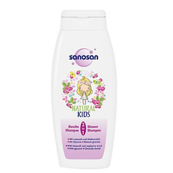  Sữa tắm gội Sanosan dưỡng ẩm hương Dâu rừng 250ml 