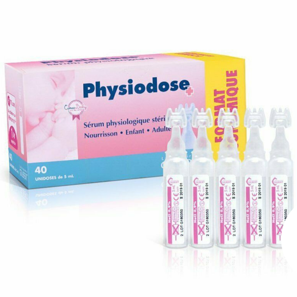  Nước muối sinh lý GILBERT PHYSIODOSE hộp 40 ống x 5ml 