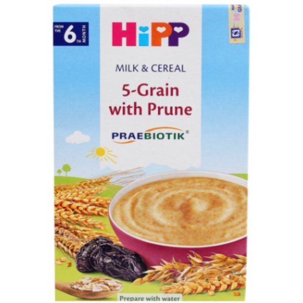  2918 - Bột sữa dinh dưỡng Hipp ngũ cốc tổng hợp Mận Tây (250g) 
