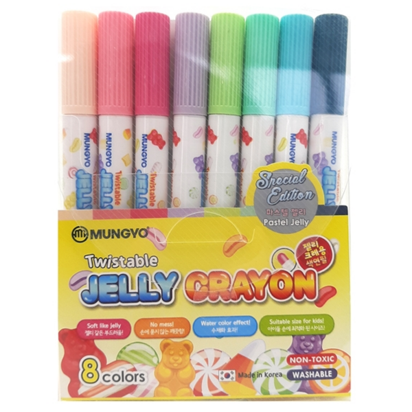  Bút sáp vặn 8 màu MUNGYO MJC-8 