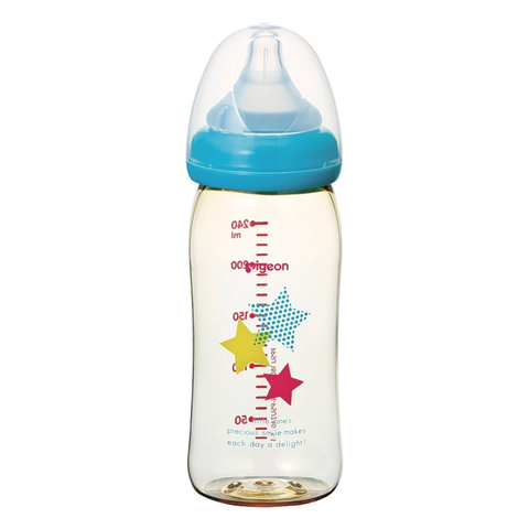  Bình sữa Pigeon PPSU Plus hình ngôi sao 240ml 