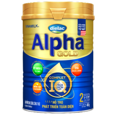  Sữa bột Dielac Alpha Gold số 2 400g (Sữa non) 