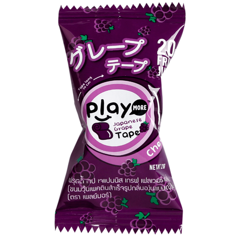  Kẹo dẻo cuộn Playmore vị nho Nhật 21g 