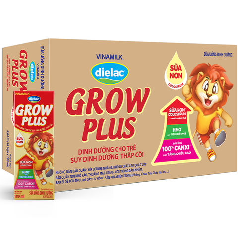  Sữa uống dinh dưỡng Dielac Grow Plus 180ml (Sữa non) 