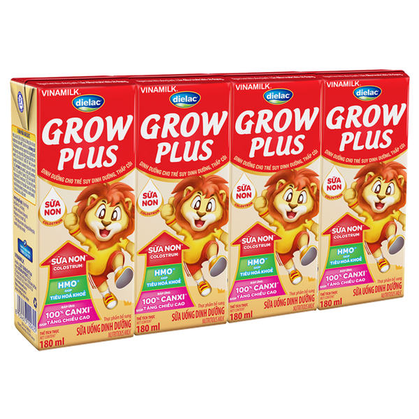  Sữa uống dinh dưỡng Dielac Grow Plus 180ml (Sữa non) 