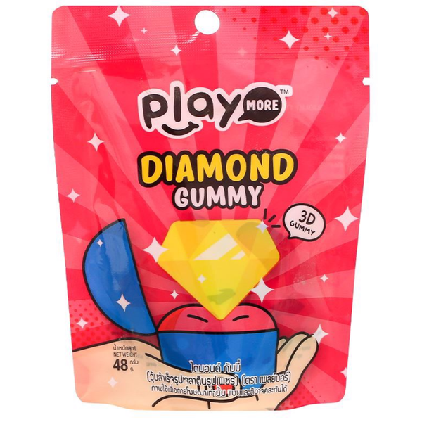  Kẹo dẻo hình viên kim cương Playmore 48g 