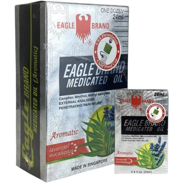  Dầu gió trắng Con Ó Eagle Brand của Mỹ 