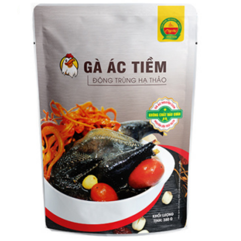  Gà ác tiềm đông trùng hạ thảo Cây Thị 380gr 