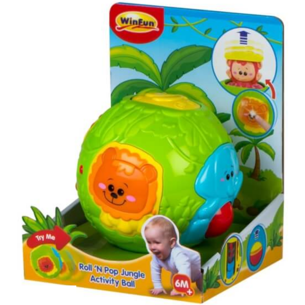  Đồ chơi trẻ em bóng lăn tập bò mã WF000778 hiệu Winfun 