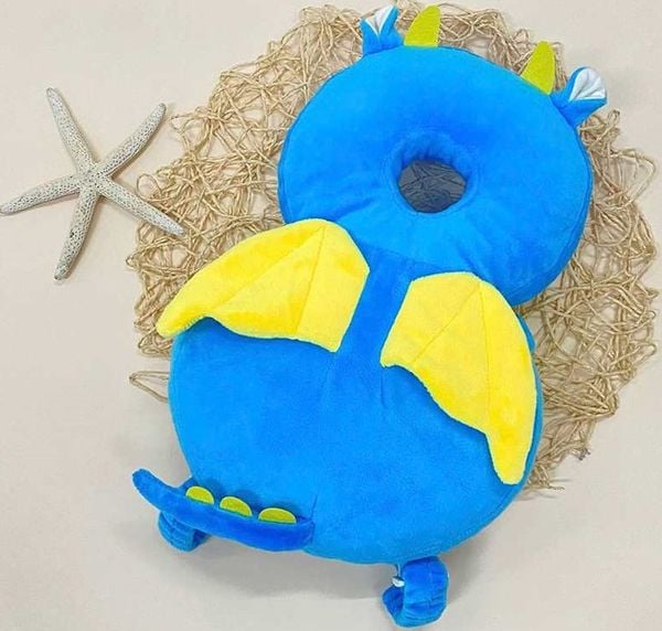  Gối bảo vệ đầu và lưng cho bé tập ngồi, tập đi hình bé Khủng long 1769 - HELLO BnB 