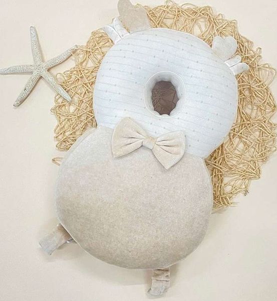  Gối bảo vệ đầu và lưng cho bé tập ngồi, tập đi hình chú Tuần lộc 1770 - HELLO BnB 