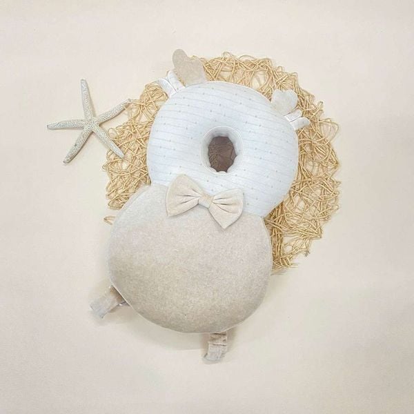  Gối bảo vệ đầu và lưng cho bé tập ngồi, tập đi hình chú Tuần lộc 1770 - HELLO BnB 