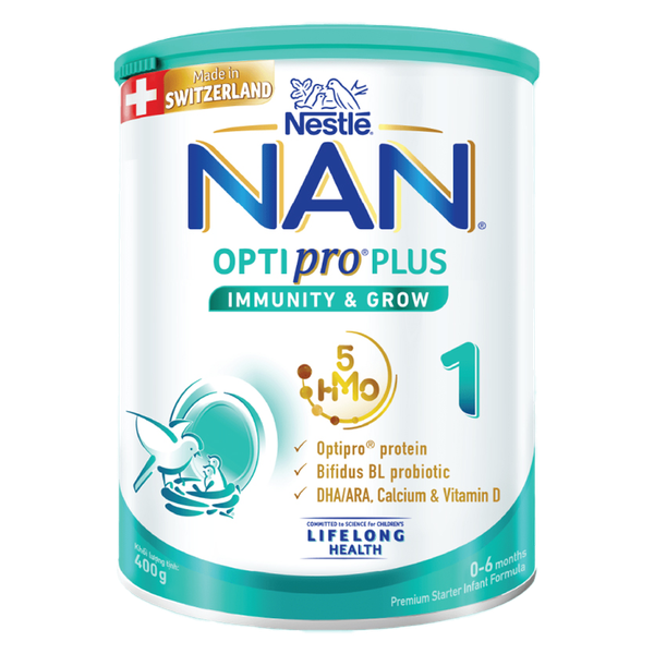  Sữa bột Nan Optipro Plus số 1 400g (0-6 tháng) 