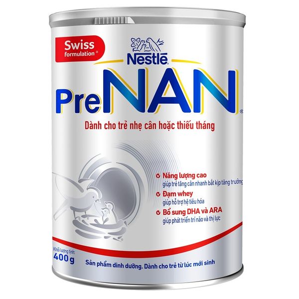  Sữa bột Pre Nan 400g (bé sinh non nhẹ cân) 