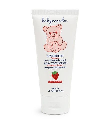  Kem đánh răng Babycoccole hương dâu 75ml (+12M) 