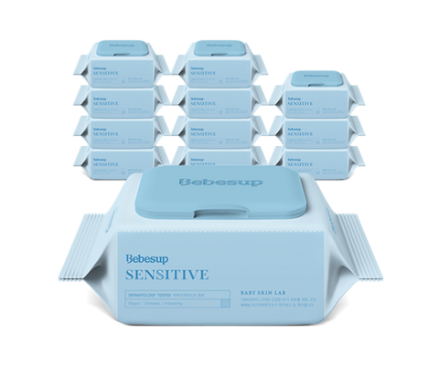  Khăn ướt Bebesup Sensitive (20 miếng / 80 miếng) 