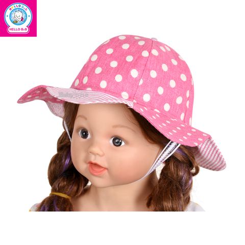  Nón vành 6 cánh chấm bi SS1294 - BabyOne 