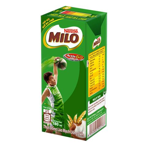  Sữa Milo lúa mạch có đường 180ml 