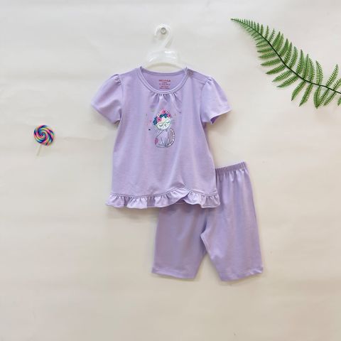  Bộ ngắn bé gái bèo lai BN1756 - HELLO BnB 