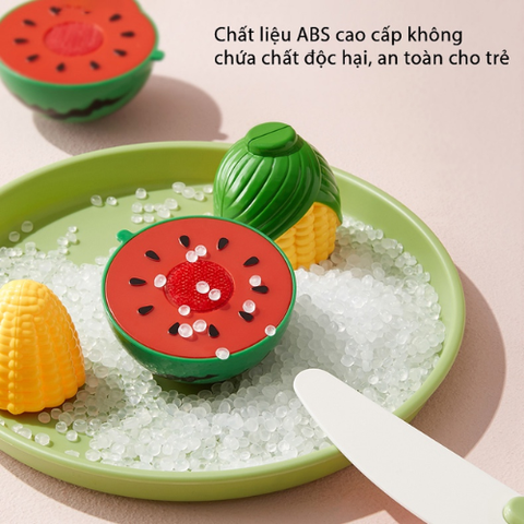  Bộ đồ chơi cắt hoa quả rau củ KUB 