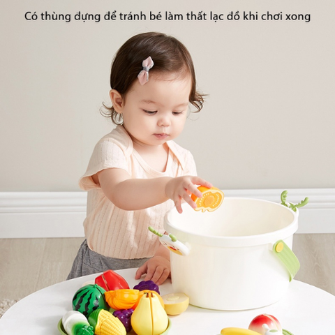  Bộ đồ chơi cắt hoa quả rau củ KUB 