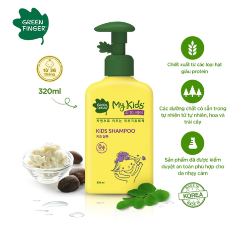  Dầu gội dưỡng tóc cho bé Greenfinger MyKids 320ml 