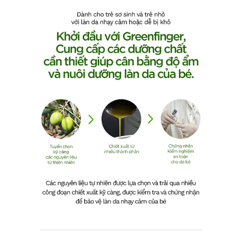  Dầu gội dưỡng ẩm từ thiên nhiên cho bé Greenfinger ChokChok 320ml 