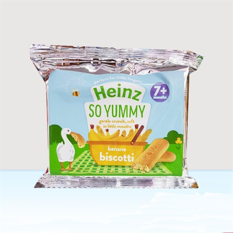  Bánh quy Heinz vị chuối ít đường 60g (+7 tháng) 