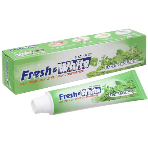  Kem đánh răng Fresh & White 160g màu xanh lá 
