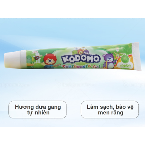  Kem đánh răng trẻ em Kodomo hương dưa gang 45g 