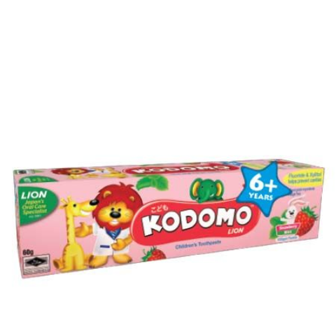  Kem đánh răng trẻ em Kodomo hương dâu và bạc hà 60g 