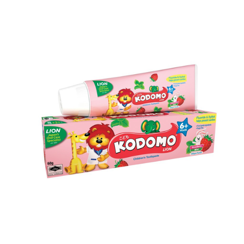  Kem đánh răng trẻ em Kodomo hương dâu và bạc hà 60g 