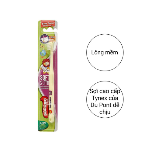  Bàn chải đánh răng trẻ em Kodomo (6 tháng - 2 tuổi) 