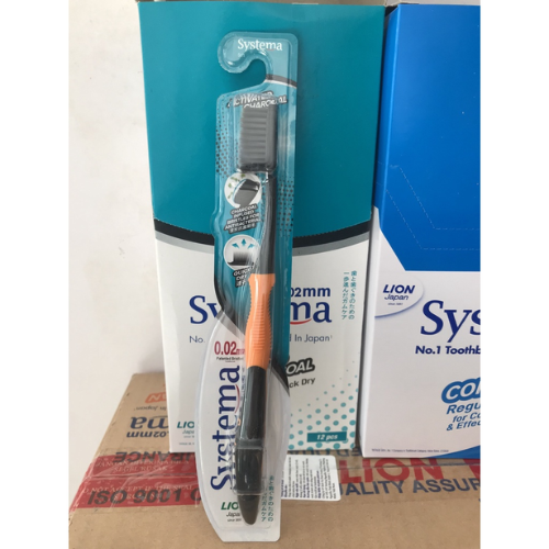  Bàn chải đánh răng Systema Active Charcoal than hoạt tính kháng khuẩn 