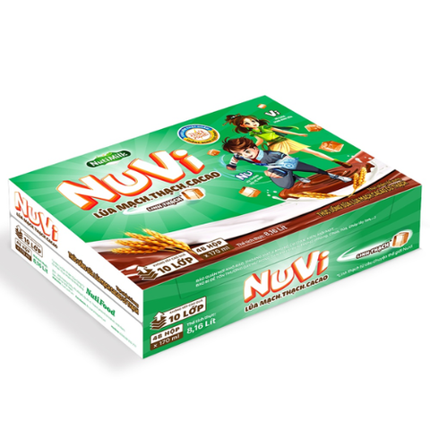  Sữa lúa mạch cacao có thạch hộp 170ml 