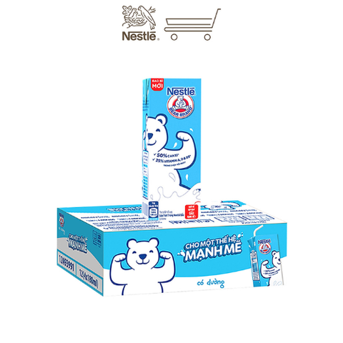  Sữa Nestle gấu có đường 180ml 