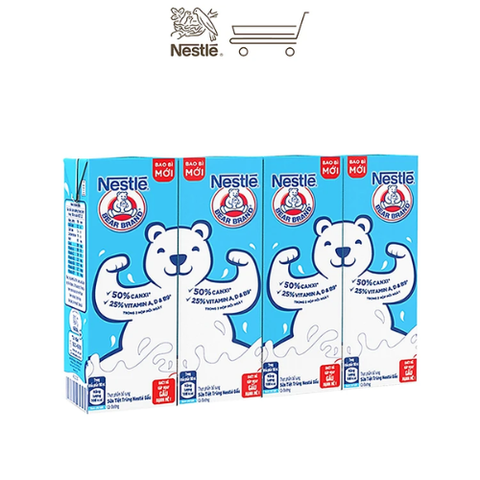  Sữa Nestle gấu có đường 180ml 