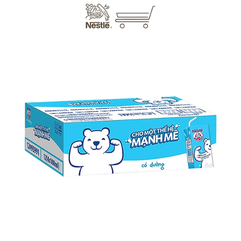  Sữa Nestle gấu có đường 180ml 
