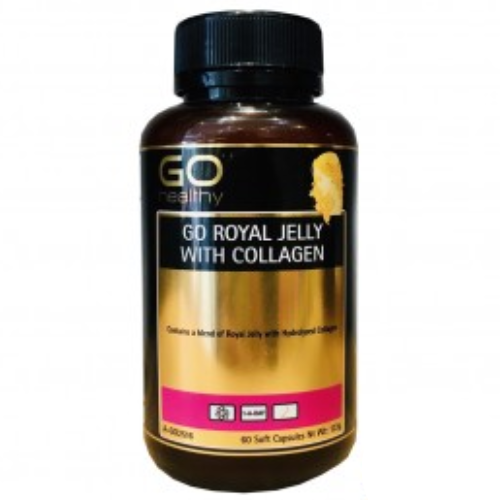  Sữa ong chúa kết hợp Go healthy Go Royal Jelly with collagen (60 viên) 