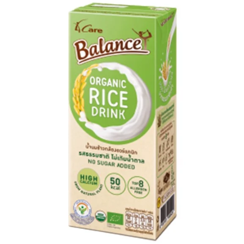  Sữa gạo hữu cơ không đường 4Care Balance 180ml 