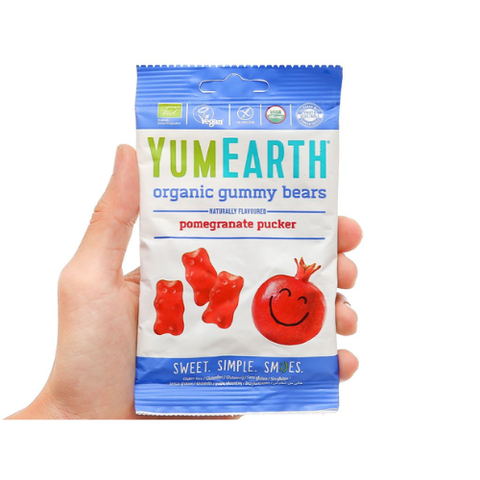  Kẹo dẻo hữu cơ hình gấu vị trái cây Yumearth 50g 