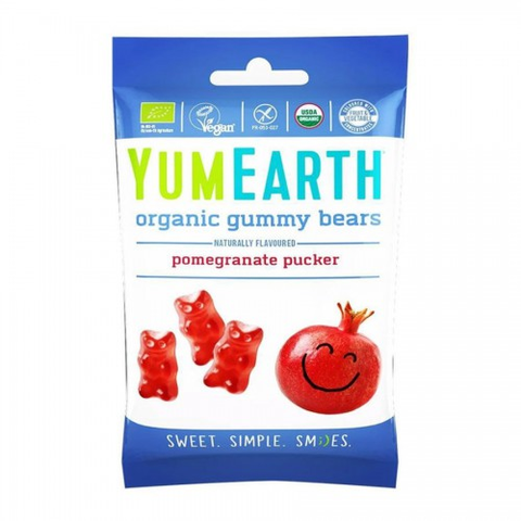  Kẹo dẻo hữu cơ hình gấu vị trái cây Yumearth 50g 