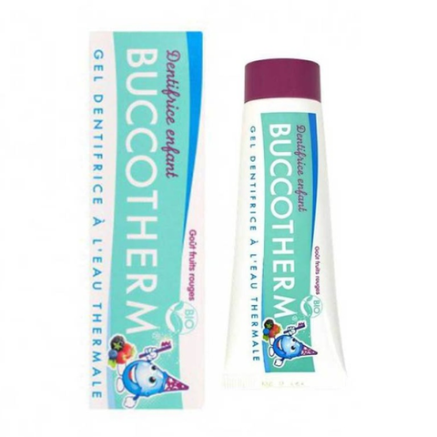  Kem đánh răng hữu cơ vị Red Berries Buccotherm 50ml (trên 3 tuổi) 