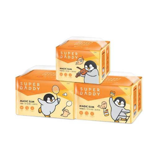  Tã quần Hàn Quốc Super Daddy Magic Slim size XL 26 miếng (11 - 16 kg) 