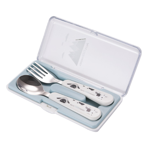  Bộ muỗng nĩa ăn dặm cho bé Stenlock (hộp đựng) 