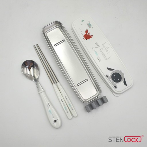  Bộ muỗng đũa tập ăn cho bé Stenlock 