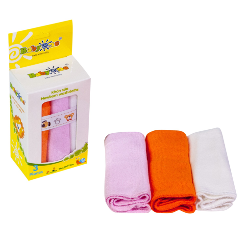  Khăn sữa (2 lớp) SS0642 (hộp 3 cái) - BabyOne 
