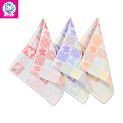  Khăn mặt xô bông (Gói 3 cái) 0748 