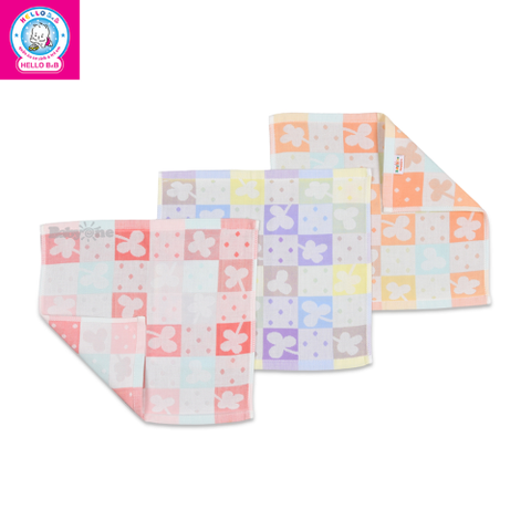  Khăn mặt xô bông (Gói 3 cái) 0748 